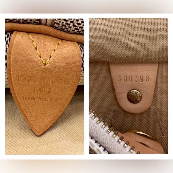 Louis Vuitton Speedy 30 Damier Azur - Picture 16 of 16